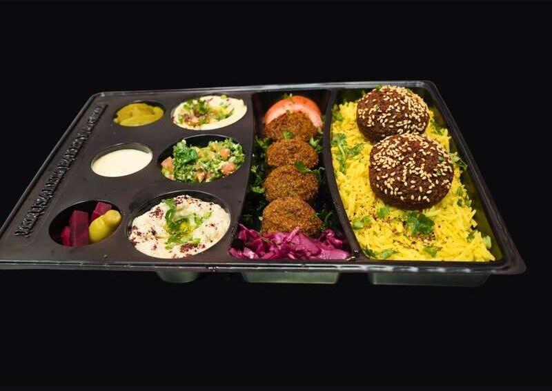 Spicy Kufta Chicken Kebab Platter