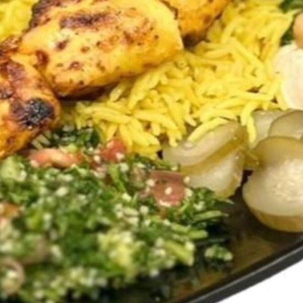 Chicken Kabob Platter